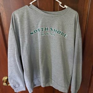 Shein North Shore Hawaii Crew Neck